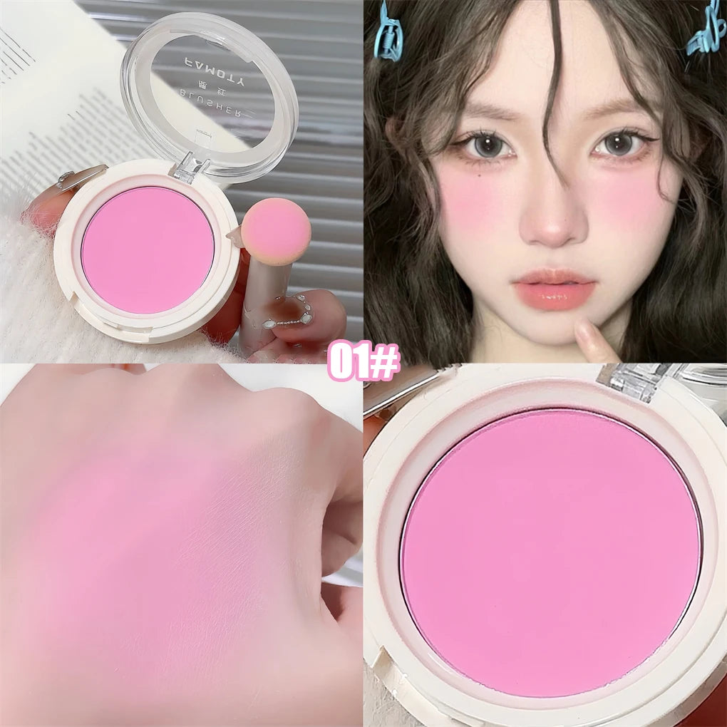 Monochrome Milk Peach Face Blush Pallete Mineral Pigment Cheek Blusher Powder Makeup Professional Contour Shadow Pink Blusher - AliExpress 66