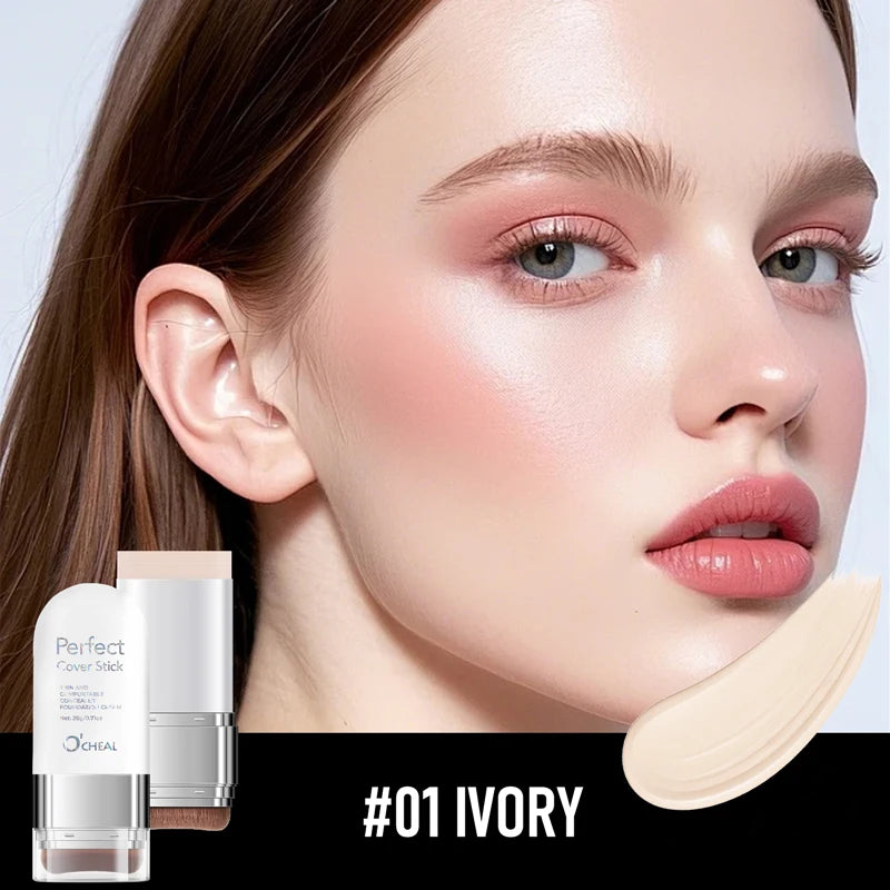 O'CHEAL Perfect Cover Stick Thin And Comfortable Concealer Foundation Cream Stick Instant Natural Waterproof Long-lasting Makeup - AliExpress 66
