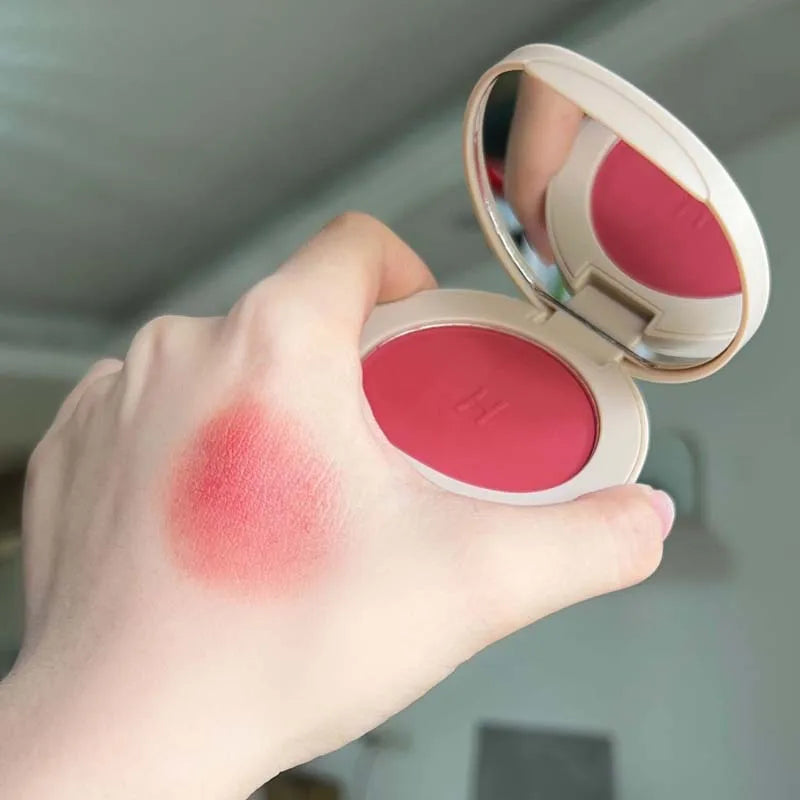 Monokrom Kalis Air Panjang Tahan Lama Plat Peach Orange Kabus Lembut Matte Semulajadi Blush Matte for Semulajadi Rouge - AliExpress 66