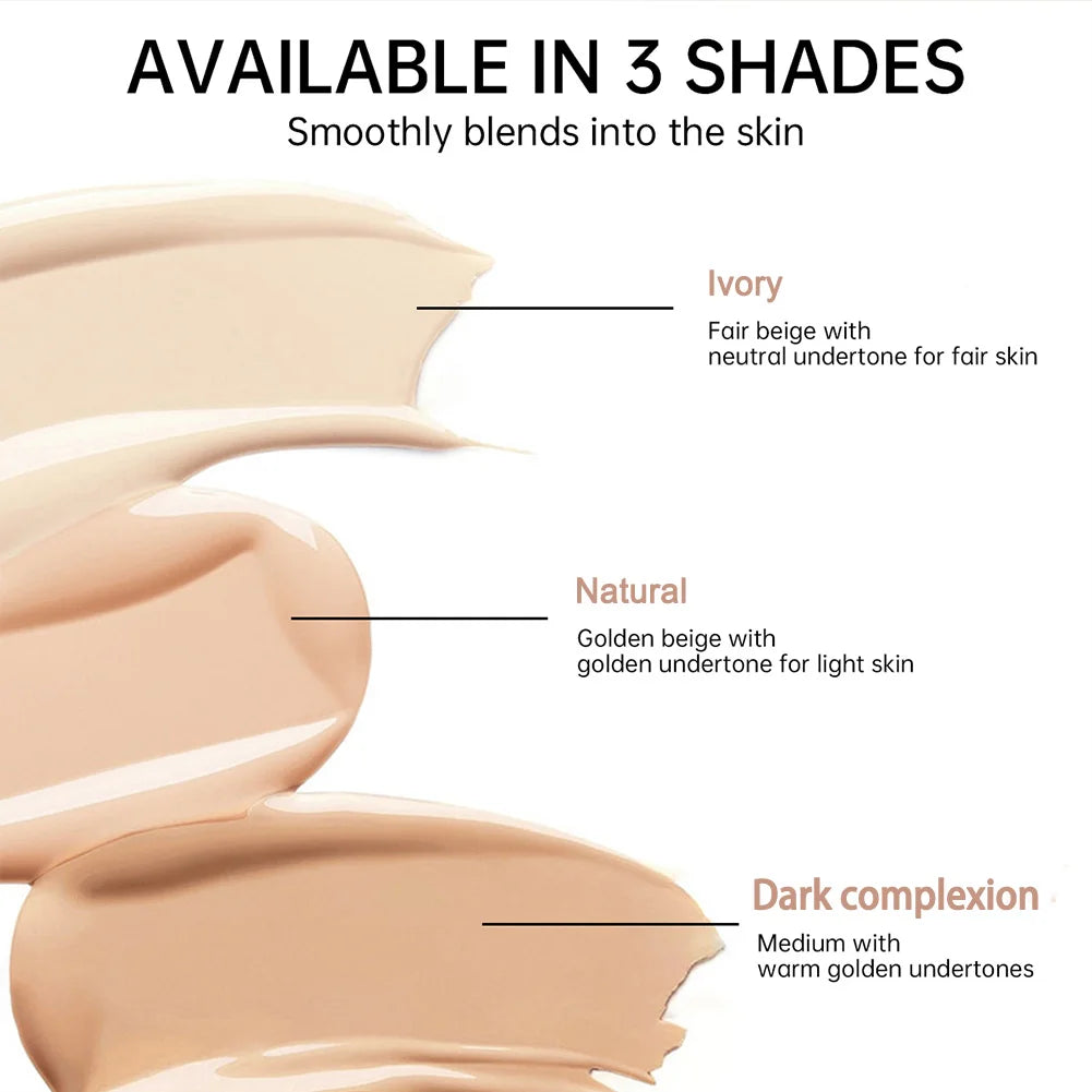 Mushroom Head Air Cushion BB Cream, Moisturizing Concealer Foundation, Brightening Natural Nude Makeup with Mushroom Puff - AliExpress 66