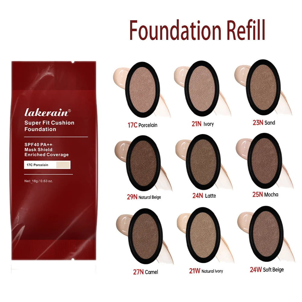 Waterproof Cushion Foundation Refill Long-lasting High Coverage Foundations Korean Makeup CC Cream Foundation Tone Up Cream - AliExpress 66