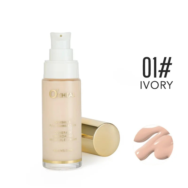 Waterproof Liquid Foundation Temperature Adjusting Oil Free Moisturizer Full Coverage Longwear Concealer Cream - AliExpress 66
