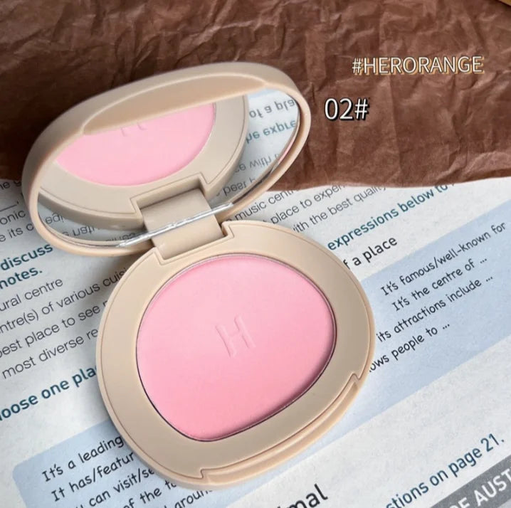Monokrom Kalis Air Panjang Tahan Lama Plat Peach Orange Kabus Lembut Matte Semulajadi Blush Matte for Semulajadi Rouge - AliExpress 66