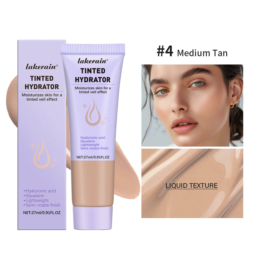 High Coverage CC cream Foundation Tinted Hydrator Matte Finish Light Oil-Free Moisturizing Makeup Hyaluronic Acid Sheer - AliExpress 66