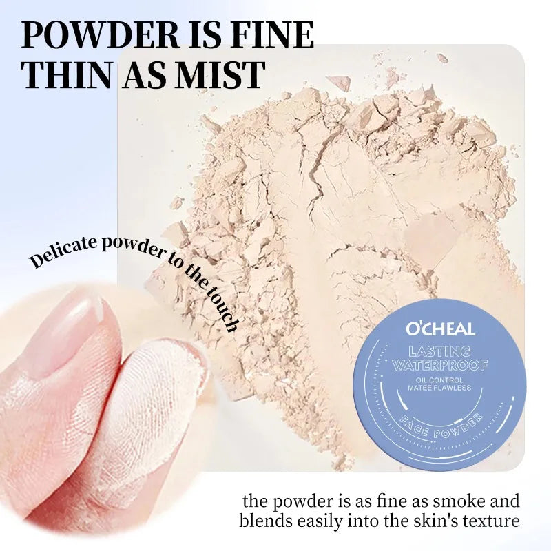 Concealer Setting Powder Compact Multi-Color Natural Drying Oil-Controlling Long-Lasting Waterproof Face Full Coverage Makeup - AliExpress 66