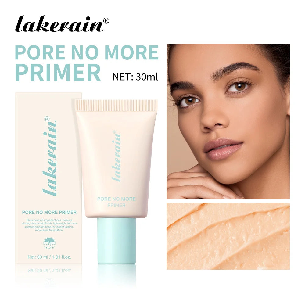 Lakerain Pore No More Makeup Primer Long Lasting Oil Control Hidden Pores Smooth Matte Makeup Effect Slightly Concealer Primer - AliExpress 66
