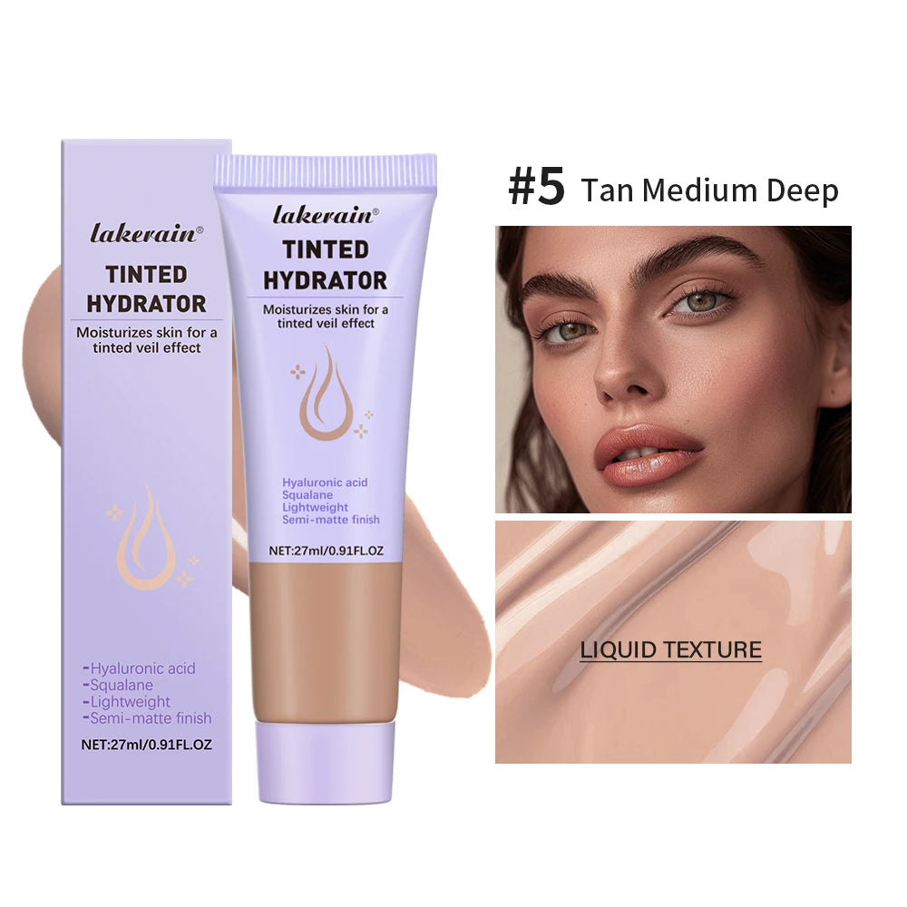 High Coverage CC cream Foundation Tinted Hydrator Matte Finish Light Oil-Free Moisturizing Makeup Hyaluronic Acid Sheer - AliExpress 66