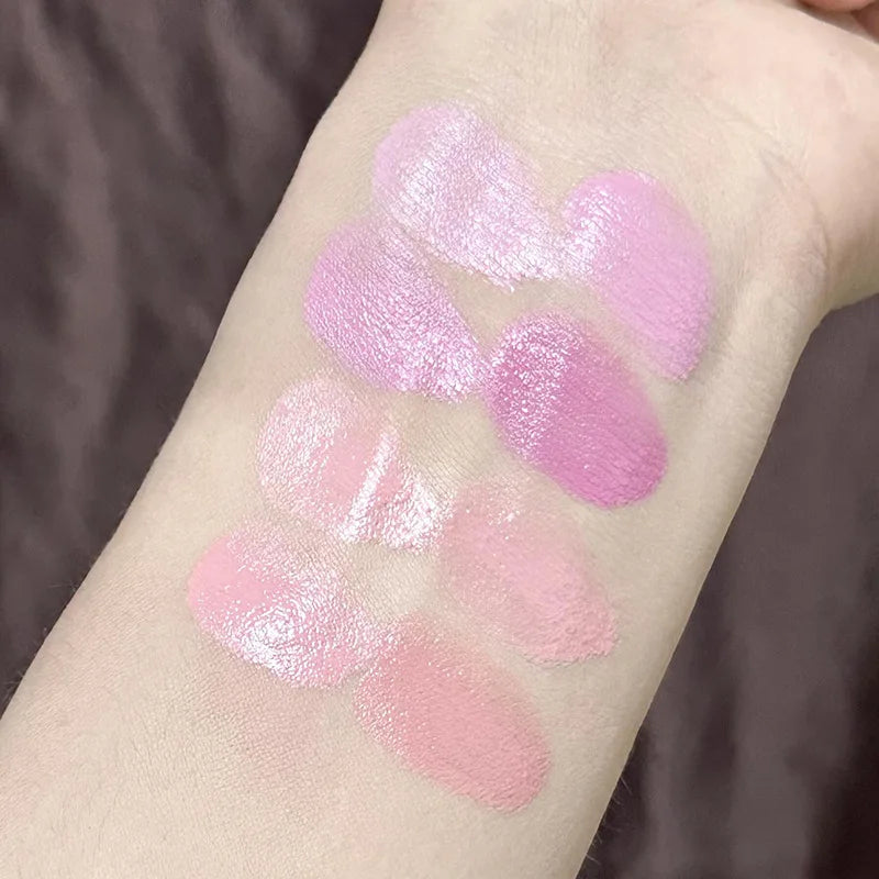 4 Color Cream Pink Peach Blush Palette Water Light Blusher Brightening Natural Lightweight Face Makeup Blush Rouge - AliExpress 66
