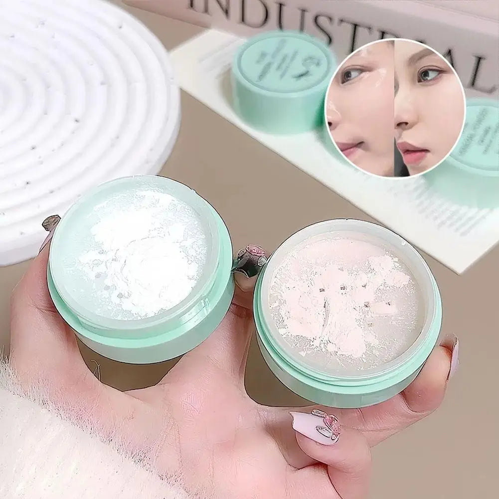 3 Colors Makeup Loose Powder Transparent Natural Face Finishing Powder Professional Oil-control Waterproof Matte Setting Powder