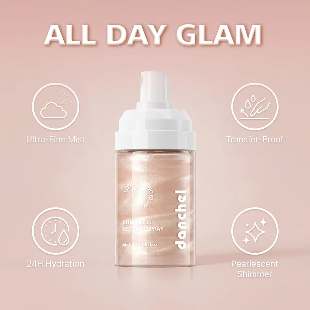 Luminous Setting Spray Instantly Boosts Skin Dewy Plump-looking Lasting Hydration Face Makeup Blends Seamlessly Natural Finish - AliExpress 66