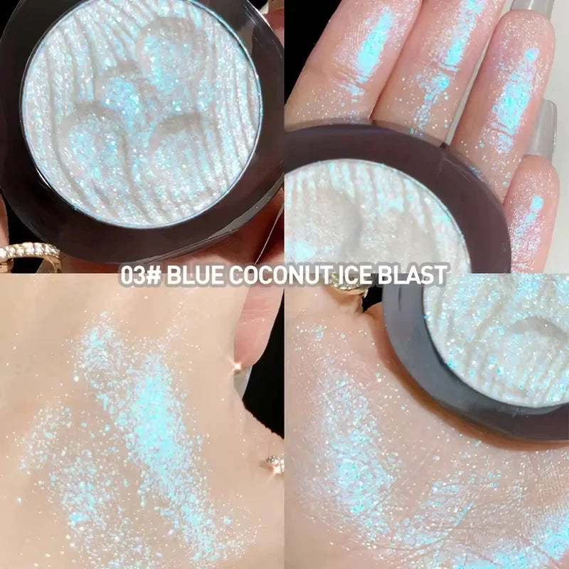 Potato Mud Texture Highlighter Makeup,Diamond Glitter Shimmer Pearlescent Portable Highlight Powder For Face Nose Eye Makeup - AliExpress 66