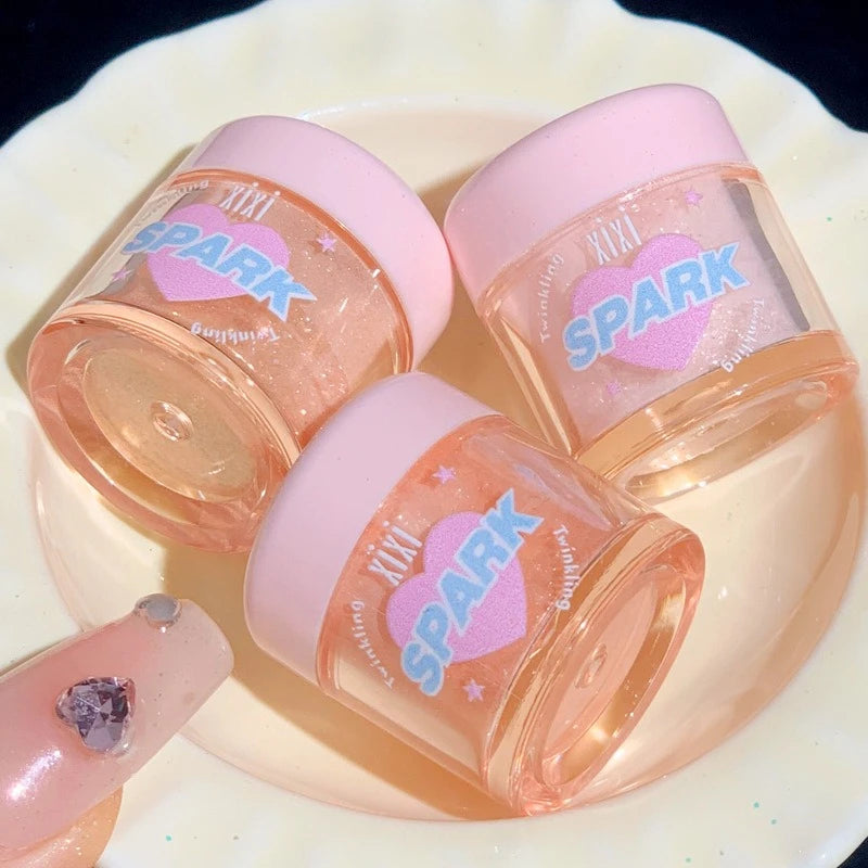 Dream Glitter Highlighter Powder Face Brightening Pearl Three-dimensional Highlighter Powder Shimmer Eye Shadow Makeup Cosmetics