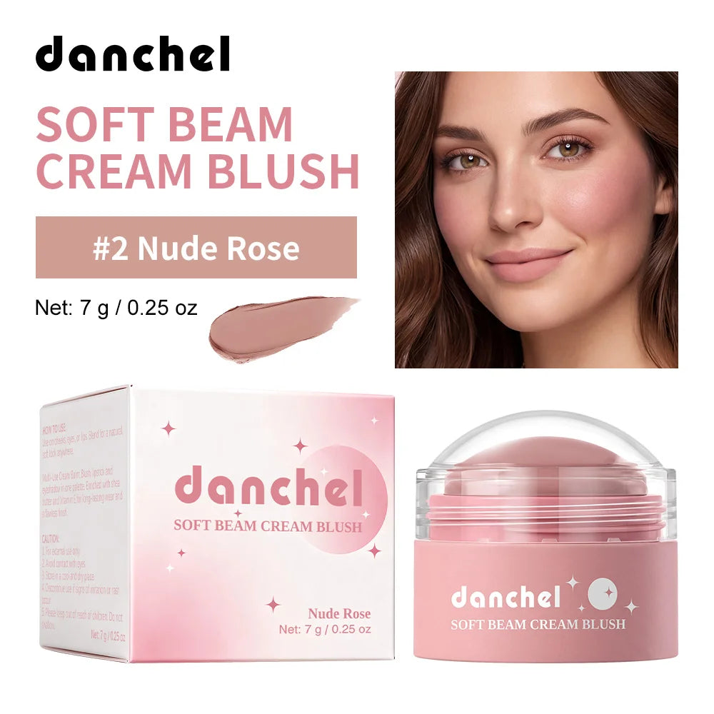 Soft Cream Blush Makeup Long-Wearing Smooth Creamy Texture Pigmented Multi-Use Blushes for Cheek Lips Eyes Cosmetics Natural Fin - AliExpress 66