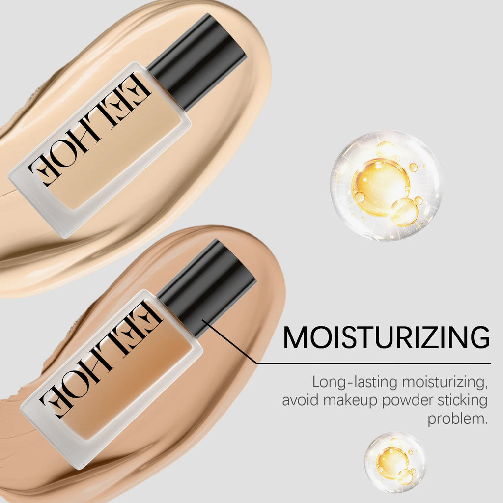 Eelhoe Matte Liquid Foundation Series Long Lasting Waterproof Not Easy to Remove Full Cover No Transfer Makeup Base Concealers - AliExpress 66