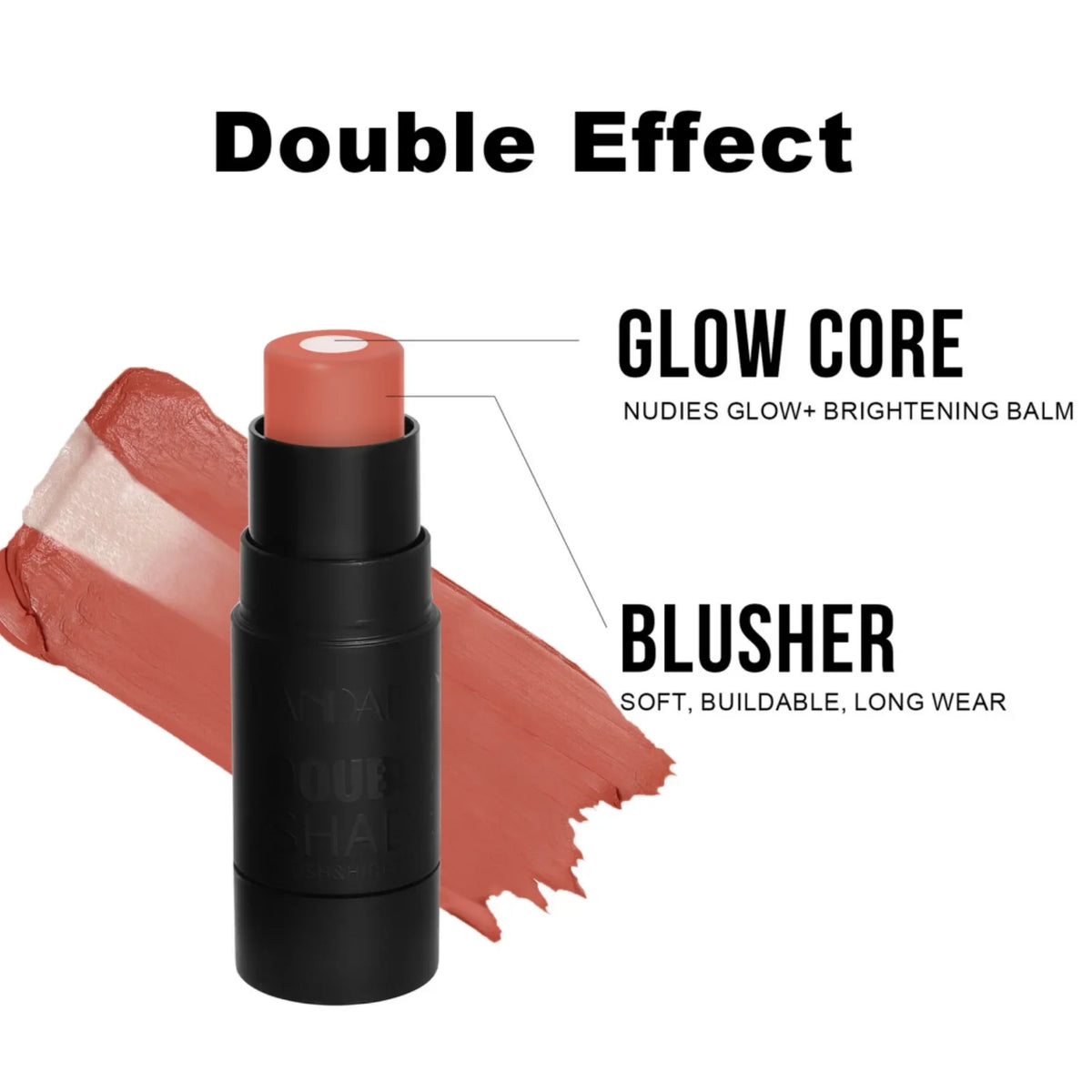 Velvety Sandwich Blush Highlighter Stick - Long-Lasting Rouge Tint Cream Face Contour Stick for Cheeks Lips & Eyes Blend Well - AliExpress 66