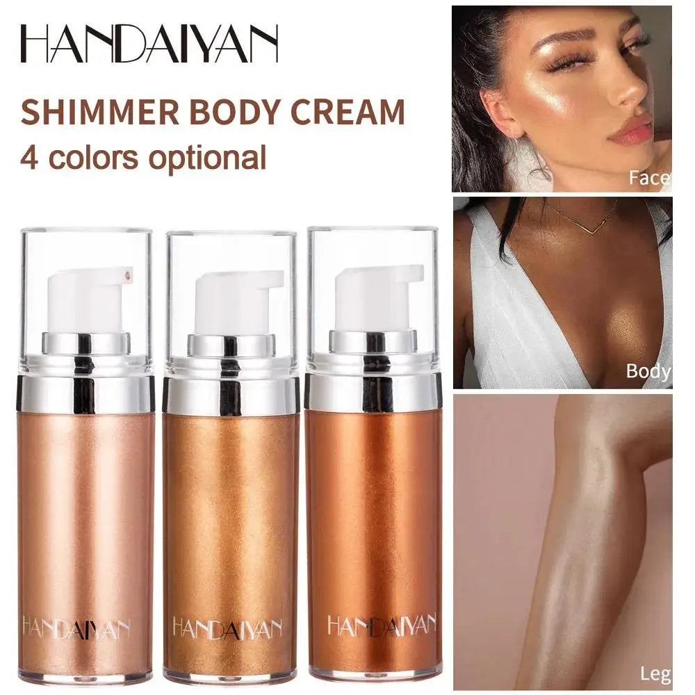 Long Lasting Liquid Highlighter Makeup Cream For Face Body Shimmer Glow Smooth Shine Cosmetics Foundation Enhancer - AliExpress 66