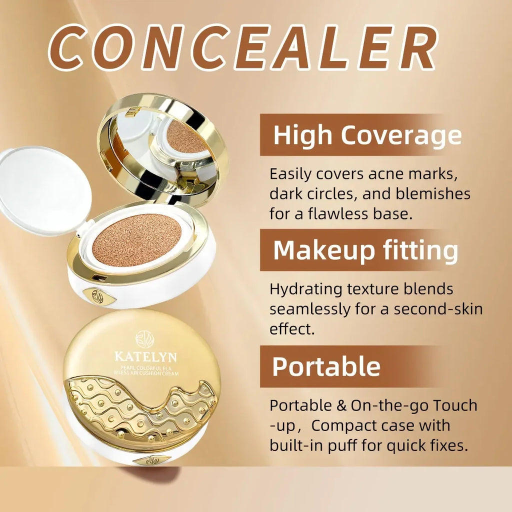 KATALYN Whitening BB Cream Foundation Cream for Face Makeup Concealer Air Cushion for Girl Make Up Facial Beauty