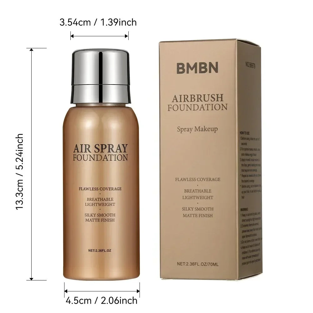 Portable Waterproof Sweat Proof Foundation Spray Fine Powder Concealer Long Lasting Brightening Makeup Gift for Valentine's Day - AliExpress 66