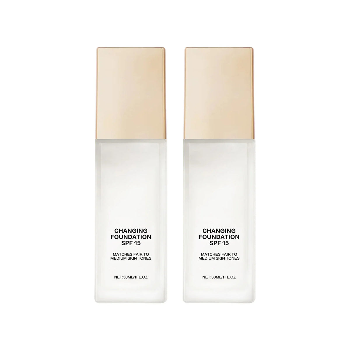 Changing Foundation SPF 15 Lightweight Liquid Makeup for Fair to Medium Skin, Hydrating Natural Coverage with Hyaluronic Acid - AliExpress 66