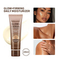 GLOW+FIRMING Daily Moisturizer Gradual Sunless Tanner Natural Light Bronze For Fair To Medium Skin Hydrate & Revitalize Dry Body