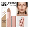 Cream Bronzing Stick Smooth Seamless Longwear Natural Glow Contour Shaping Makeup Blendable Buildable for All Skin Types