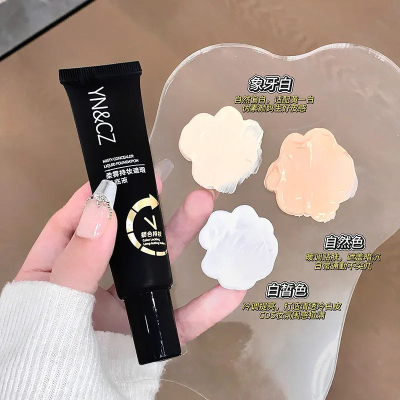 White Liquid Foundation for Halloween Goth Makeup Waterproof Full Coverage White Foundation Cosplay High Concealer Face Paint - AliExpress 66
