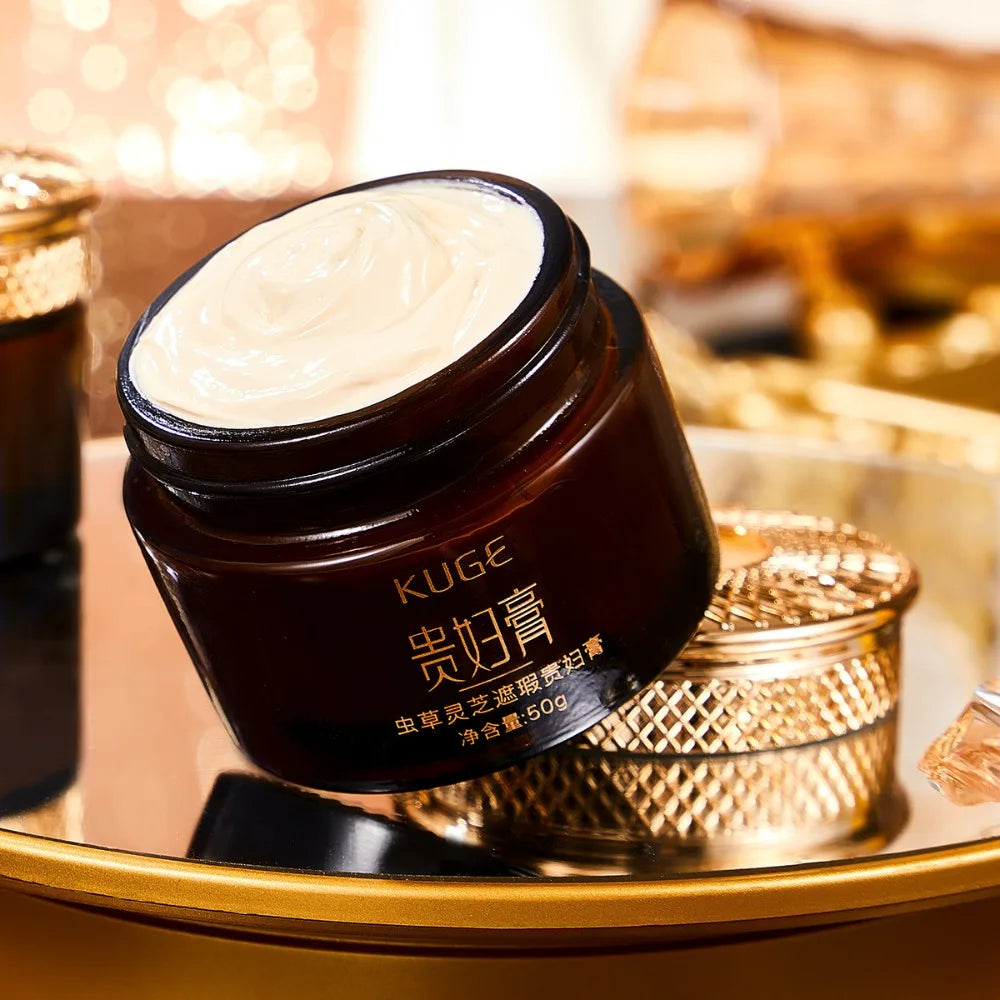 Cordyceps Concealer Fade Fine Lines Glossy Ganoderma Pore Invisible Cream Brightening Clear Lady Face Cream Women Face Skin - AliExpress 66