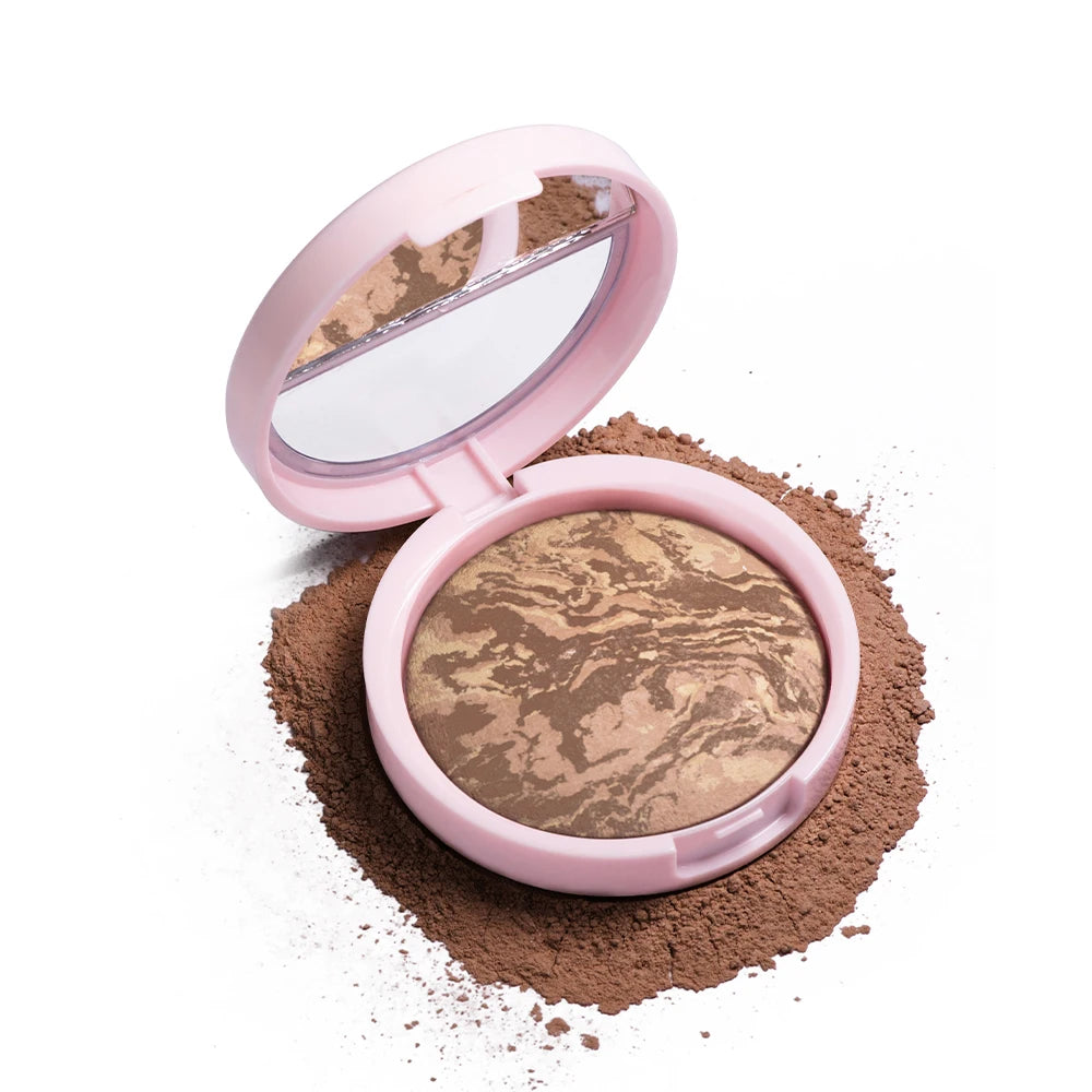 NEW YORK Baked Brighten Color Correcting Powder Foundation Fair Buildable Light to Medium Coverage Demi-Matte Natural Finish - AliExpress 66