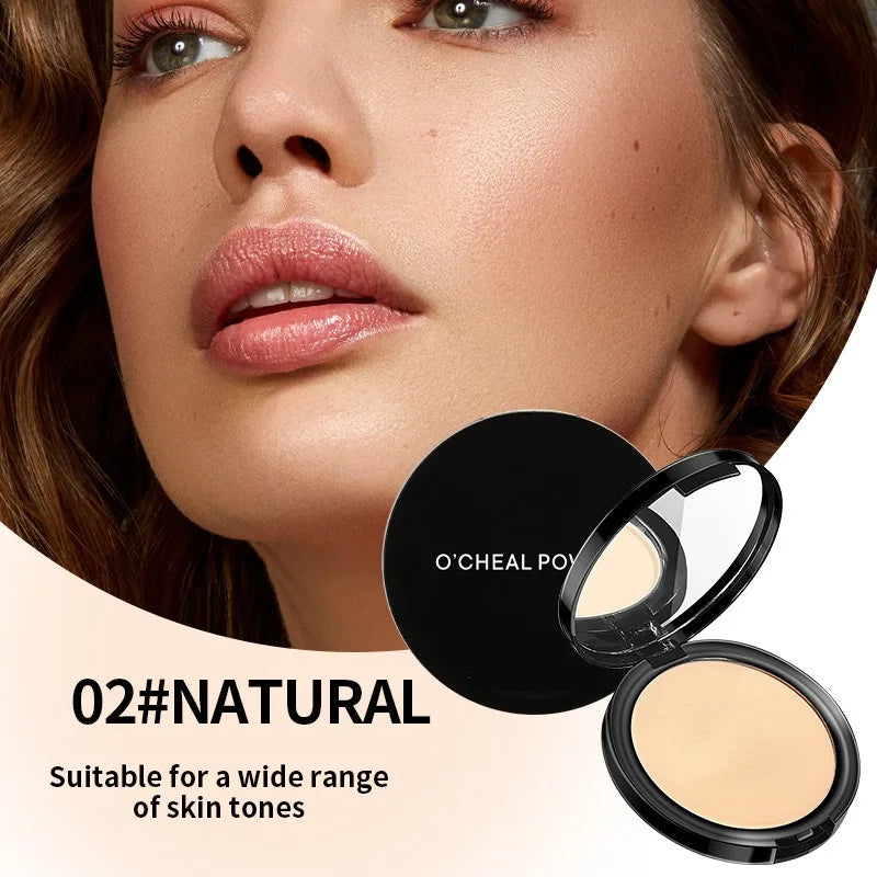OCHEAL Concealer Contour Powder Oil Control Hydrating Setting Foundation Waterproof Sweatproof Sheer MatteCompact for Women Girl - AliExpress 66