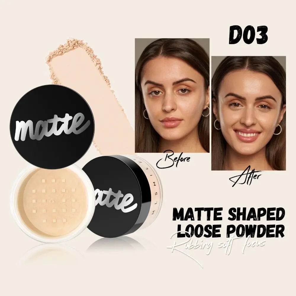 New 4 Colors Matte Loose Powder Breathable Long-Lasting Facial Powder Oil-Control Skin Finish Setting Powder Face Makeup - AliExpress 66