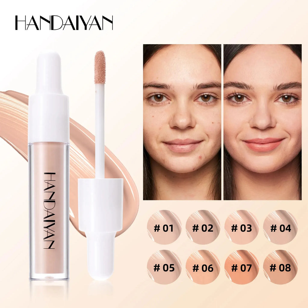 8 Colors High Coverage Liquid Concealer Waterproof Long Lasting Non Drying Cover Acne Dark Circles Foundation Makeup Corrector - AliExpress 66