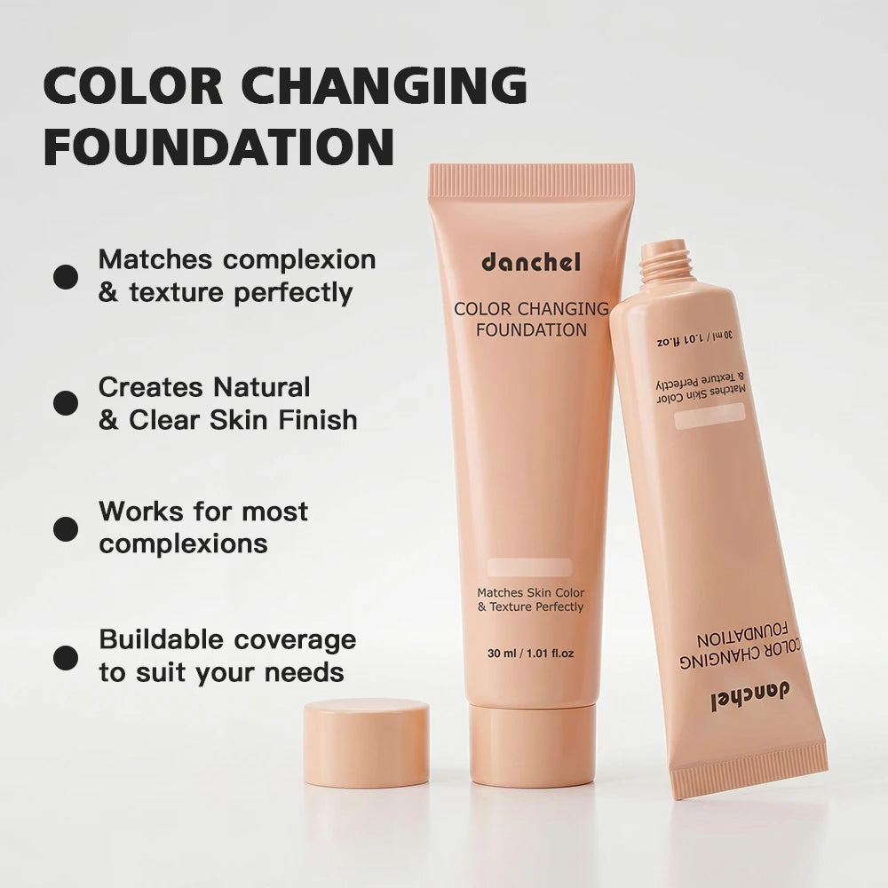 Color Changing Foundation Natural Matte Makeup Effect Deep Hydration Nourish Repair Skin Brighten Even Tone Concealer Foundation - AliExpress 66