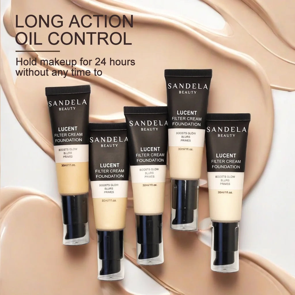 Sandela Foundation Tinted Moisturizer Liquid Foundation Makeup Face Make Up Concealer Waterproof - AliExpress 66