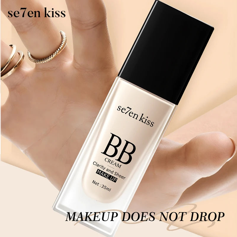 BB Cream Concealer Long-Lasting Makeup, Waterproof and Sweatproof, Brightens Skin Tone, Liquid Foundation - AliExpress 66