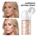 Luminous Setting Spray Dewy Plump Looking Skin Lasting Hydration Blends Seamlessly Natural Finish Daily Face Makeup Cosmetics