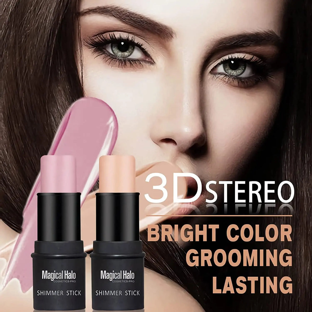 2 COLORS Highlighter Makeup Glitter Contouring Bronzer For Face Shimmer Powder Creamy Texture Illuminator Stick Women Cosmetics - AliExpress 66