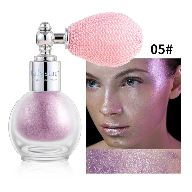 Diamond High Gloss Glitter Spray Highlighter Powder Brighten Polarization Fairy Powder Face Body Illuminator Makeup Cosmetics - AliExpress 66