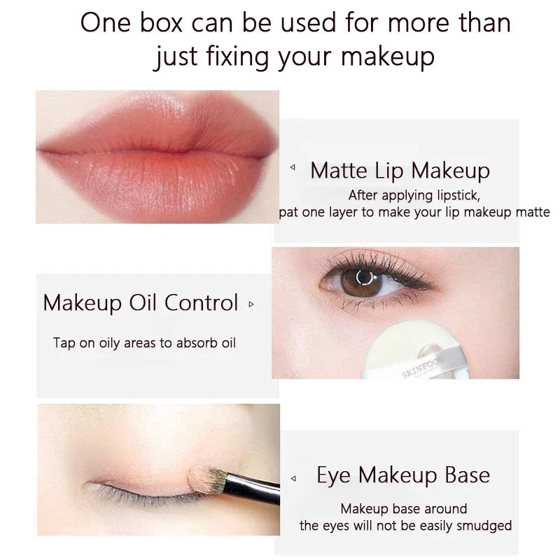 Waterproof Oil-Control Long-Lasting Face Powder with Puff - Makeup Setting Powder for Facial Foundation Cosmetics - AliExpress 66