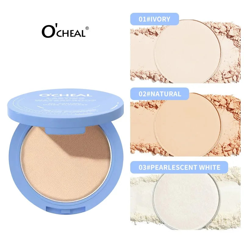 Concealer Setting Powder Compact Multi-Color Natural Drying Oil-Controlling Long-Lasting Waterproof Face Full Coverage Makeup - AliExpress 66