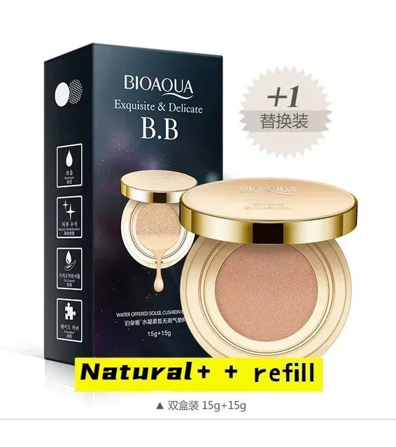 BB Air Cushion Foundation CC Cream Concealer Whitening Long Lasting Waterproof Moisturize Brighten Oil-control Makeup Cosmetics - AliExpress 66