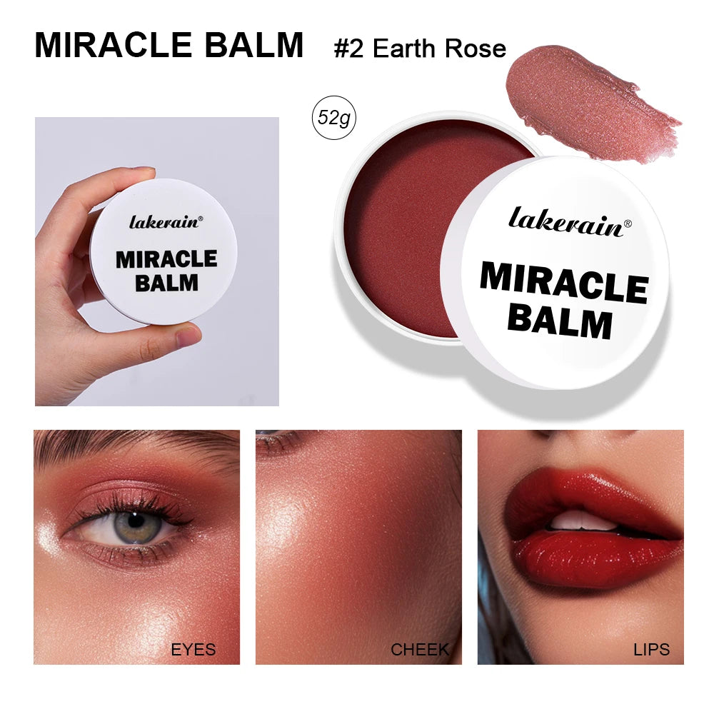 Miracle Balm Multi Glow Balm Cream Blush for Cheeks Blush Balm Face Makeup Radiant Finish Hydrating Creamy Lightweight Cosmetic - AliExpress 66