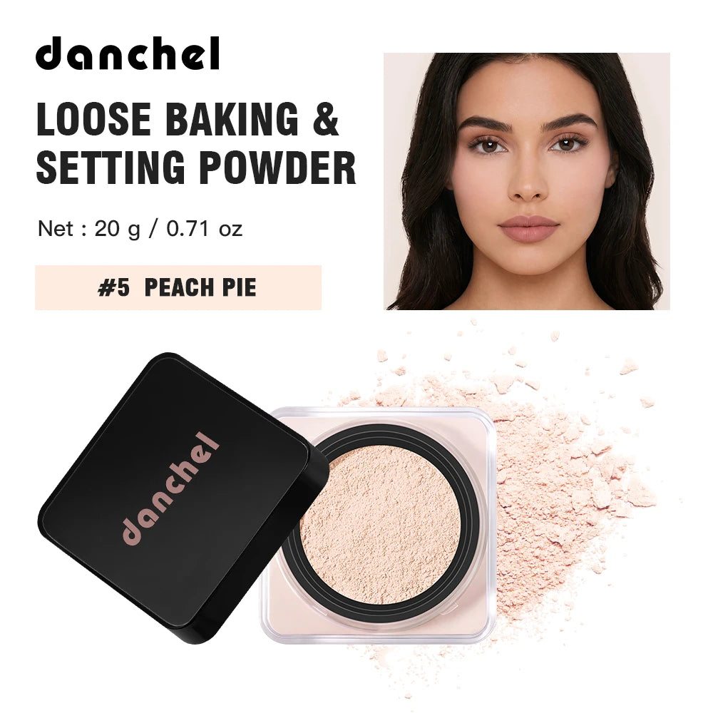 Loose Baking & Setting Powder Oil Control Sweat-proof 18h Long-lasting Wear Blurred Flaws Brighten Even Skin Tone Setting Powder