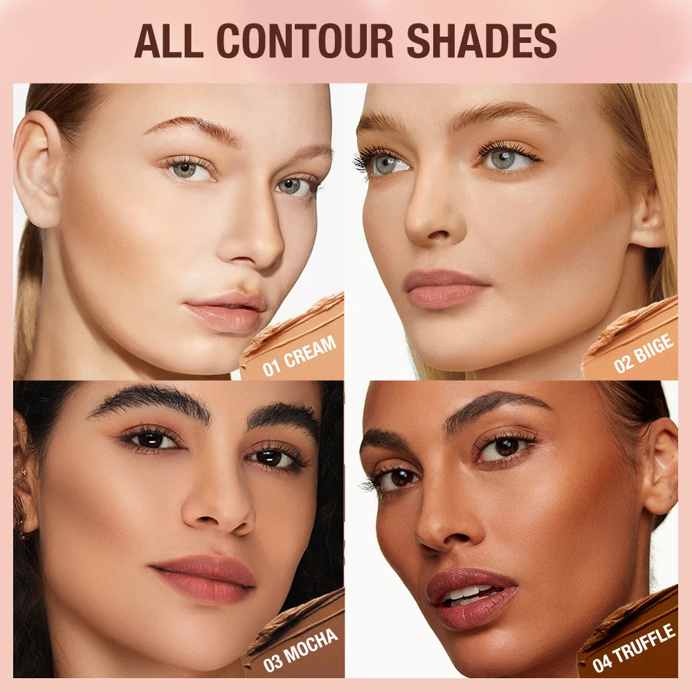 O.TWO.O Contour Stick Cream Long-wear Lightweight Brighten Stick Easy to Sculpt Face Concealer Bronzer Contouring Makeup Pen - AliExpress 66