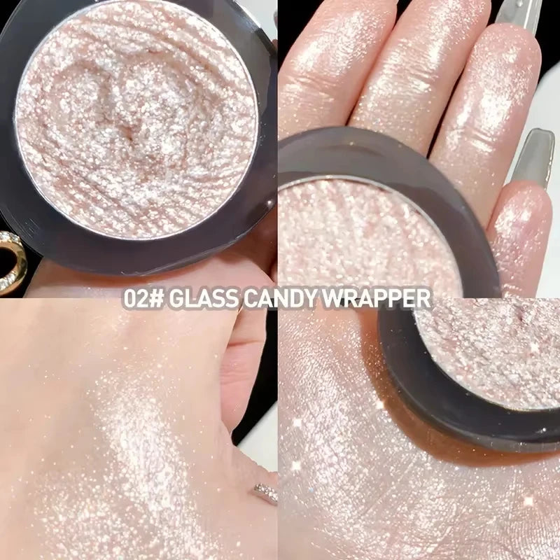 Potato Mud Texture Highlighter Makeup,Diamond Glitter Shimmer Pearlescent Portable Highlight Powder For Face Nose Eye Makeup - AliExpress 66
