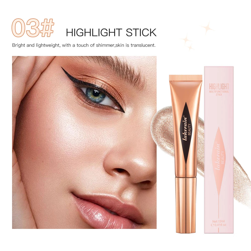 Multi-use Stick Bronzer Blusher Beauty Highlighter Blush Liquid Face Bronzer Natural Contouring Wand Stick Applicator Makeup - AliExpress 66