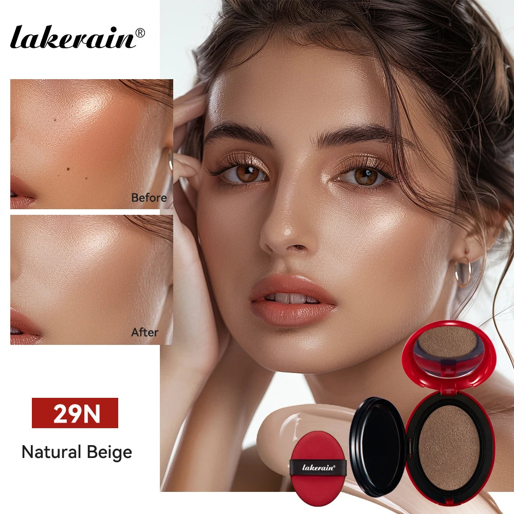 Sunscreen Cushion Foundation Fit Cushion Foundation Full Coverage Waterproof Long-lasting Concealer Long-lasting Korean Makeup - AliExpress 66
