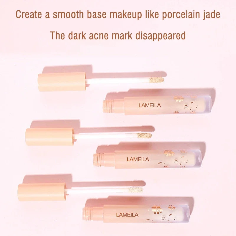 Eyes Face Concealer Liquid Cover Dark Circles Acne Natural Make up Effect Anti cernes Base Foundation Cream Cosmetics