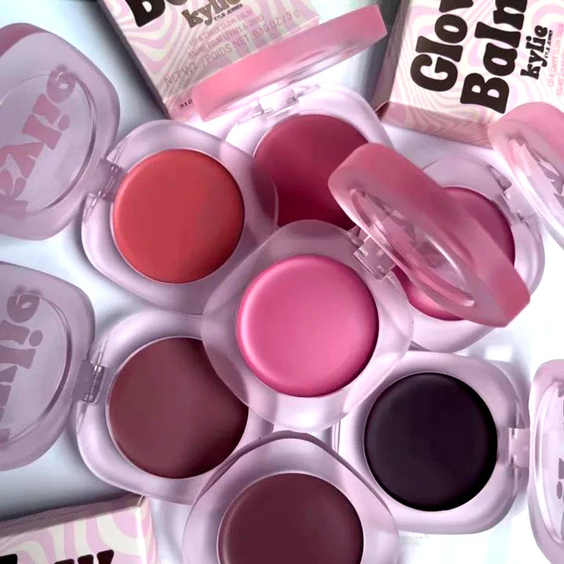 Korean Kylie Multi?Use Cream Blush Dewy Cheek Tint Moisturizing Face Highlighter Natural Glow Blush Makeup Cosmetic for Women