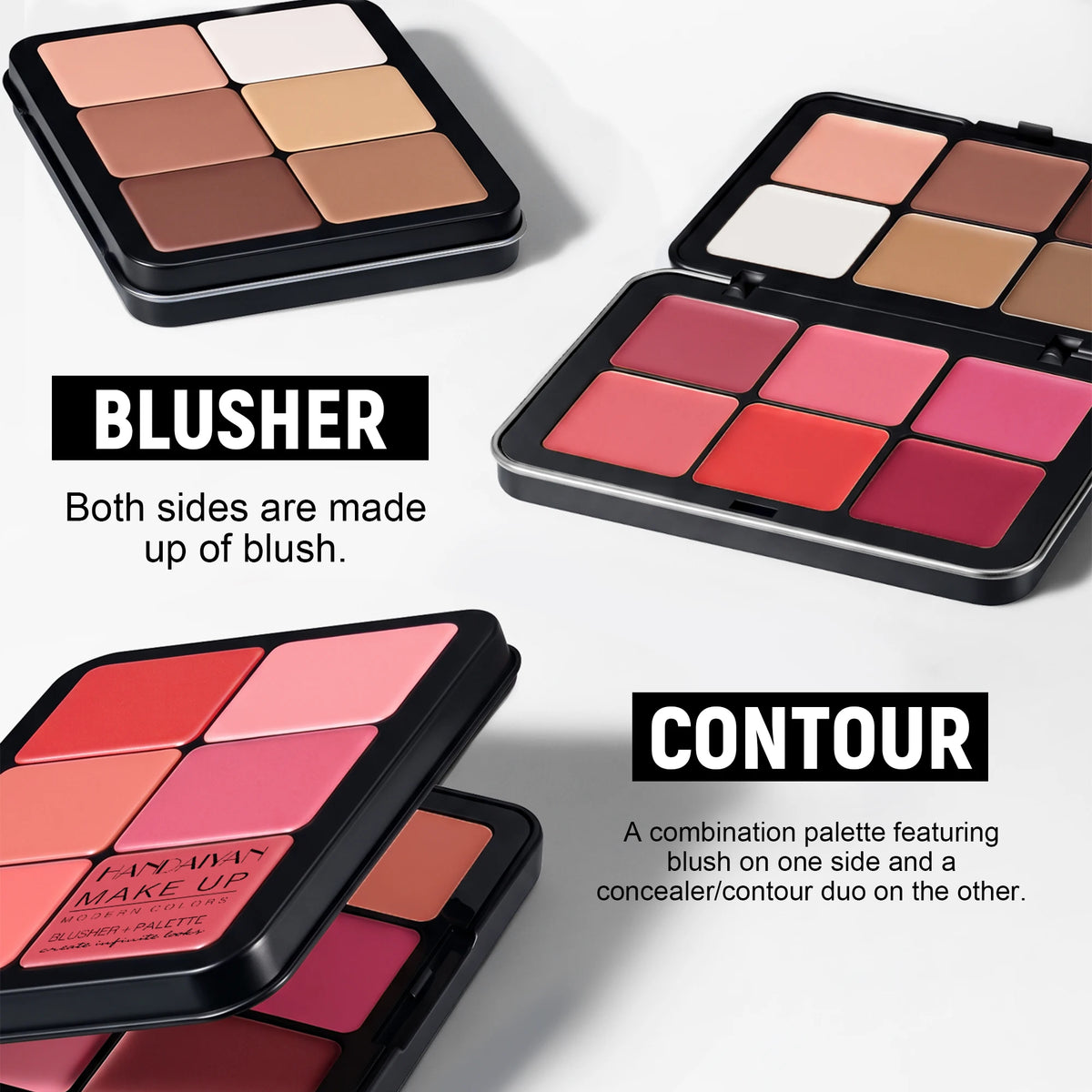12 Colors Matte Blush Palette in Metal Tin, Multiuse Concealer, Highlighter, Contour Face Makeup for Daily and Party Looks - AliExpress 66