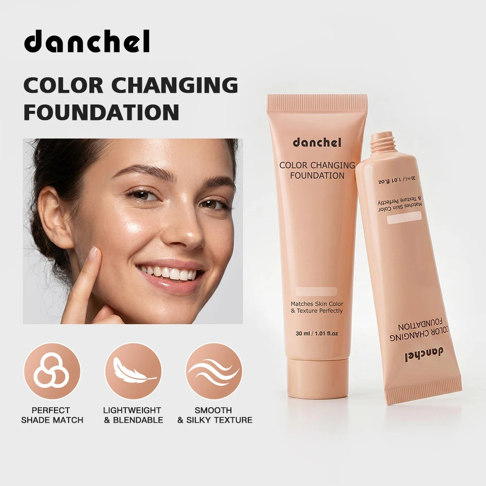 Color Changing Foundation Natural Matte Makeup Effect Deep Hydration Nourish Repair Skin Brighten Even Tone Concealer Foundation - AliExpress 66